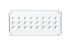 SlimPad Micro 24 Well Stains Tray (white) - #16124-1-S